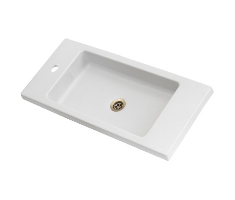 Умывальник Formastone Эдос 80 G650 белый арктик Fosto