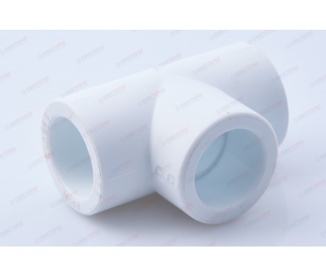 Тройник  20, белый, (100шт) S.A.V.