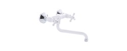 Смеситель для кухни Amax-361 белый Plamix 