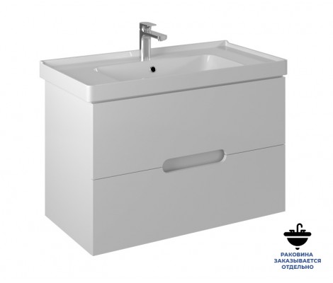 Тумба консольная из ДСП и МДФ Пола т18-90 под умывальник Грэйс Briz