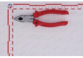 Пассатижи 160 мм красная ручка Santool