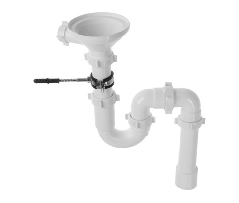 Сифон прямоточный с разрывом потока струи 1 1/2