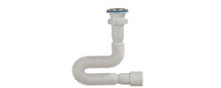 Гофросифон для умывальника 1 1/2 * 40/50 макс. длина 1400 мм А-3013 Орио 