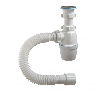 Сифон бутылочный 1 1/2 * 40 А-4001 Орио