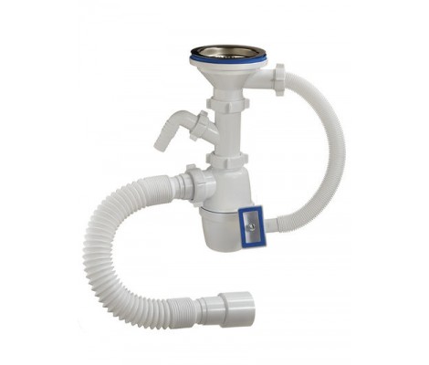 Сифон бутылочный с переливом 3 1/2 Сифон бутылочный с переливом 3 1/2