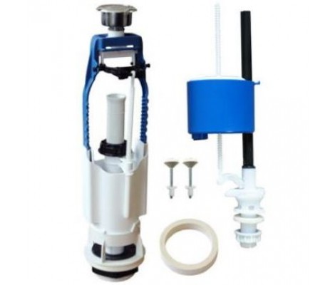 Смывная арматура для унитаза АБ 69.57.14.3 кнопка нижняя подача