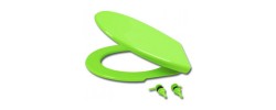 Сиденье для унитаза с большой крышкой Виктория салатовое Wirquin