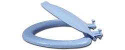 Сиденье для унитаза голубой мрамор Wirquin