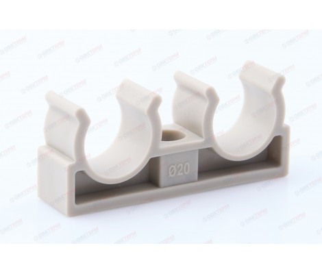 Крепление двойное 20 PP-R Россия Valfex