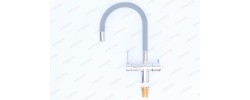 Смеситель для кухни KB-72002-01 с выходом для питьевой воды хром/серый Koer