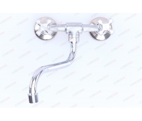 Смеситель для кухни JIK12 102-A  буксовый настенный Zerix