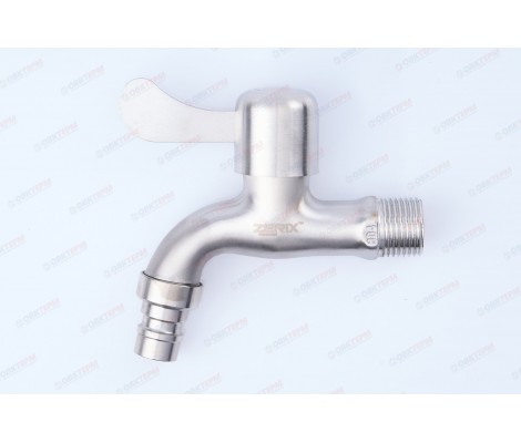 Кран водоразборный BIB-002 1/2 из нержавеющей стали SUS304, буксовый ZERIX