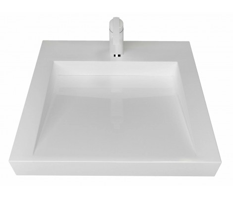 Умывальник Блюз 55 для установки над стиральной машиной с отверстием под смеситель 600мм*553мм*96мм Paola