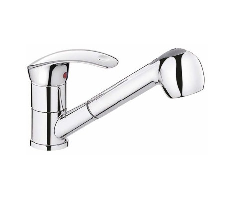 Смеситель для кухни Mars 014 с выдвижной лейкой Mixxus