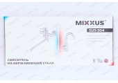 Смеситель для кухни SUS 021 &Oslash;40 нержавеющая сталь черный MIXXUS 