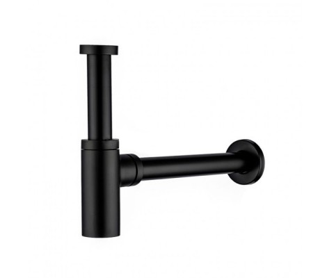 Сифон для раковины черный F82-7 Frap