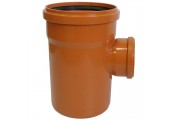 Тройник канализационный 110/50/90° рыжий Flextron