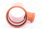 Тройник канализационный 110/50/90° рыжий Flextron