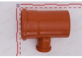 Тройник канализационный 110/50/90° рыжий Flextron