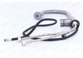 Смеситель для кухни оружейная сталь F60991-9 выдвижной гибкий излив (&Oslash;35, на гайке) FRAP
