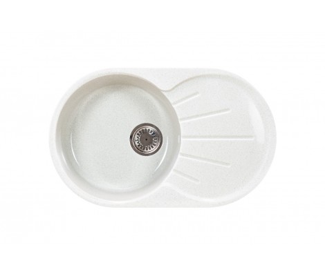 Мойка овальная 730*450мм SIMGRAN S-24 БЕЛЫЙ КРАП ГЛЯНЕЦ Мойка овальная 730*450мм SIMGRAN S-24 БЕЛЫЙ КРАП ГЛЯНЕЦ
