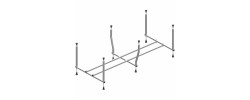 Каркас для ванны Стандарт 180 KS18 для ванны MADIN 180*80 Alex Baitler