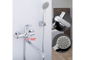 Смеситель для ванны G2235 хром Ø35, длинный Gappo