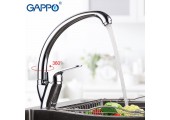 Смеситель для кухни G4136 хром &Oslash;35, высокий гусак Gappo