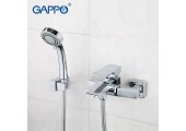 Смеситель для ванны G3007 хром Ø35, короткий Gappo