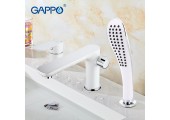 Смеситель для ванны G1148 врезной белый Gappo