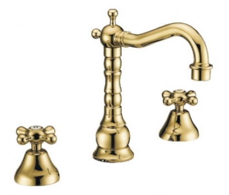 Смеситель для раковины G1163-6 золото &Oslash;35 Gappo