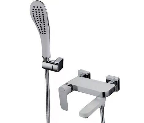 Смеситель для ванны G3248 короткий гусак &Oslash;35 белый Gappo