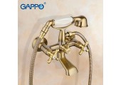 Смеситель для ванны G3263-4 короткий гусак бронза Gappo Смеситель для ванны G3263-4 короткий гусак бронза Gappo