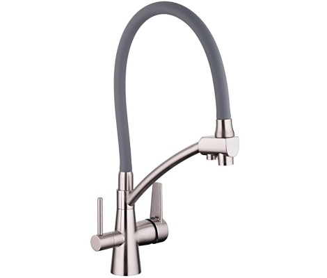 Смеситель для кухни G4398 с фильтром сатин Gappo