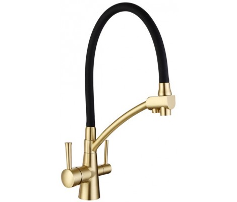 Смеситель для кухни G4398-1 с фильтром бронза Gappo
