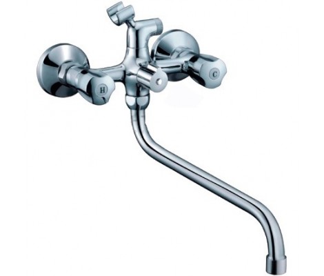 Смеситель для ванны G2244 хром длинный Gappo Смеситель для ванны G2244 хром длинный Gappo