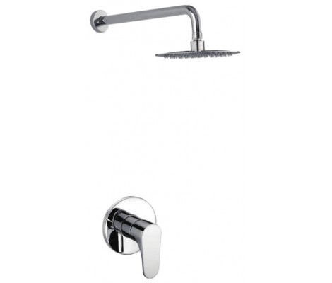 Смеситель для ванны G7101 встраиваемый хром верхний душ Gappo