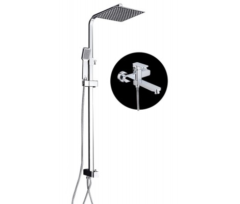 Душевая система G2408 хром латунь Gappo