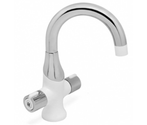 Смеситель для раковины G1049 белый Gappo Смеситель для раковины G1049 белый Gappo