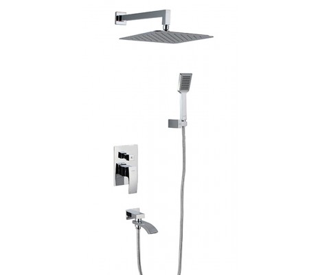 Смеситель для ванны G7107 встраиваемый хром Gappo