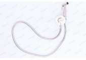 Смеситель с гигиеническим душем AKSA SIM-09-16 нерж/сталь (с лейкой)