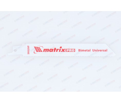 Полотна универсальные для сабельной пилы S922VF,125/1,8 - 2,5 мм,Bimetal,2 шт., PRO// Matri