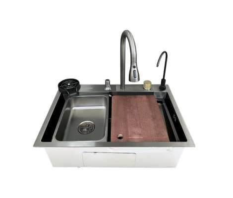 Мойка Black со смесителем 680*460*235 SET-1 Franco