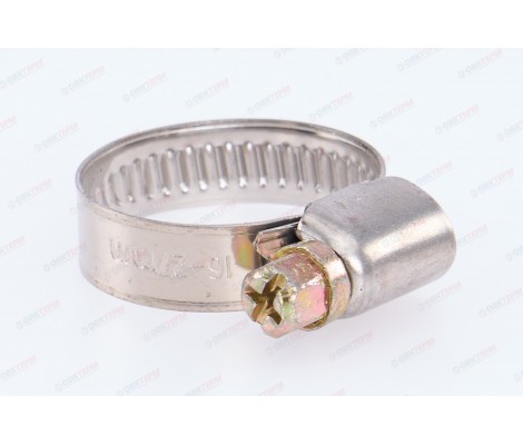 Хомут из нержавеющей стали 16-27 3/4