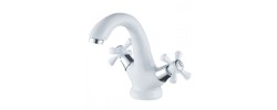 Смеситель для умывальника Omega 161 белый &Oslash;35 Mixxus