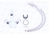 Смеситель для умывальника Omega 161 белый Ø35 Mixxus Смеситель для умывальника Omega 161 белый Ø35 Mixxus