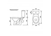 Унитаз-компакт Суперкомпакт прямой выход ОСМиБТ Унитаз-компакт Суперкомпакт прямой выход ОСМиБТ