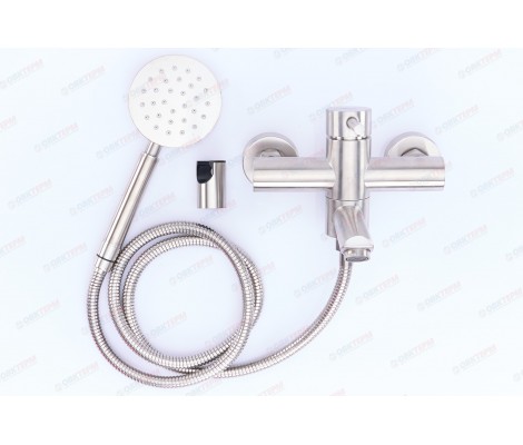 Смеситель для ванны SUS-009 короткий нержавеющая сталь Euro Zerix