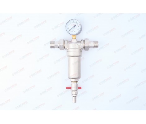 Фильтр самоочистной с манометром 3/4