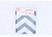 Шторка для ванной SCT-007-180x180 из полиэстера узор черно-белый Zerix